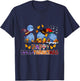 Cute Hallothanksmas Bowling Halloween Thanksgiving Christmas T-Shirt - T-Shirt | Navy