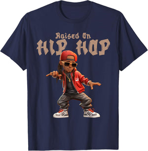 Hip Hop Dancer Celebrating 50 Anniversary Graphic T-Shirt - T-Shirt | Navy
