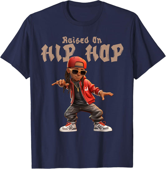 Hip Hop Dancer Celebrating 50 Anniversary Graphic T-Shirt - T-Shirt | Navy