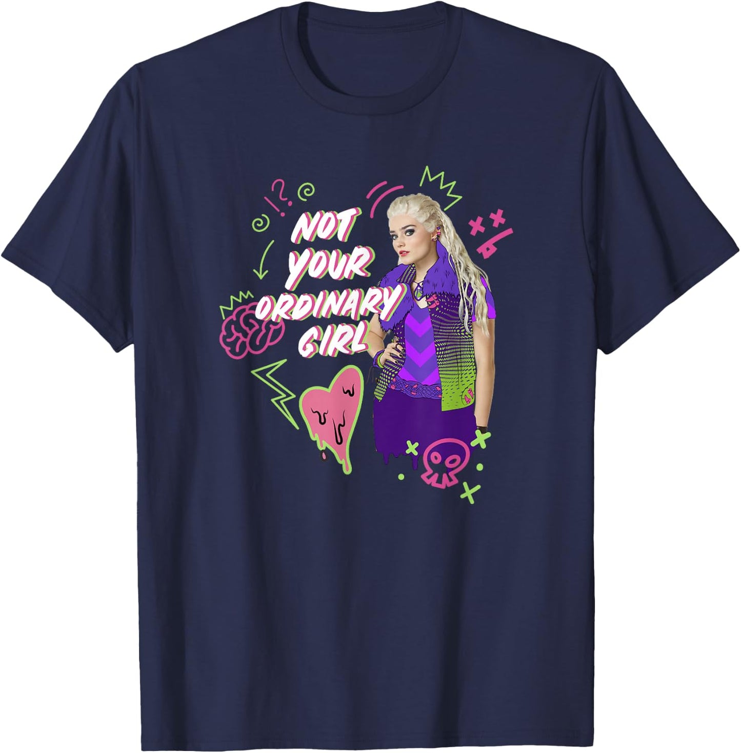 Disney Zombies Addison Not Ordinary T-Shirt - T-Shirt | Navy