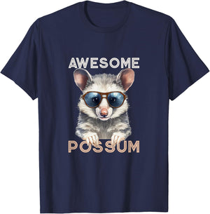 Funny Possum Shirts Men Awesome Possum Opossum T-Shirt - T-Shirt | Navy