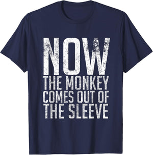 Dutch Student Nederlands Saying Netherlands Monkey Comes Out T-Shirt - T-Shirt | Navy