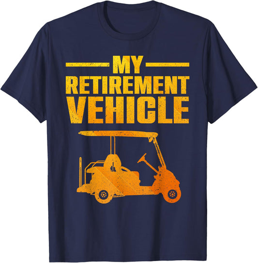 Cool Golf Cart Design Women Golfer Golf Cart Lover T-Shirt - T-Shirt | Navy