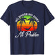 No Shoes No Clothes No Problem | Island Palm | Vacation T-Shirt - T-Shirt | Navy