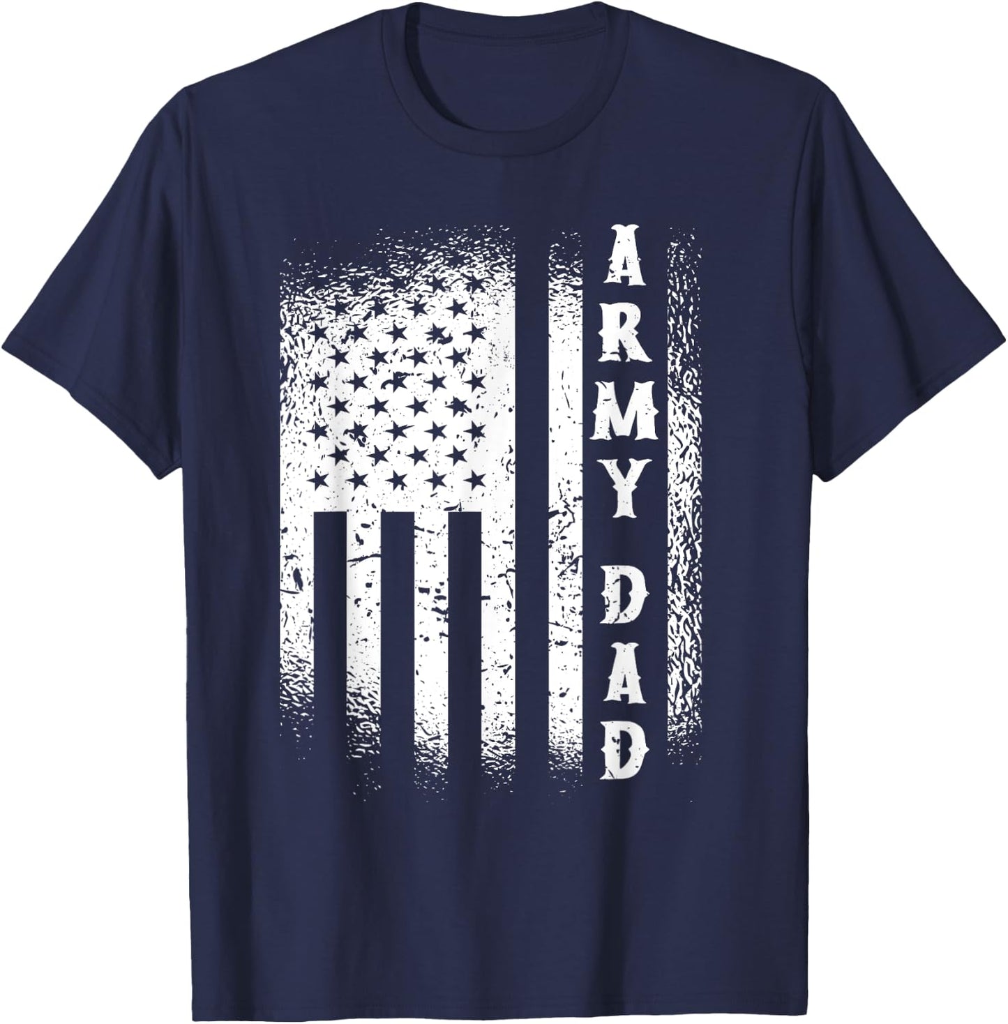 Army Dad USA Flag US Military Fathers Day T-Shirt - T-Shirt | Navy