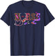 Retro Leopard Nurse Life, Registered Nurse Nurse's Day T-Shirt - T-Shirt | Navy