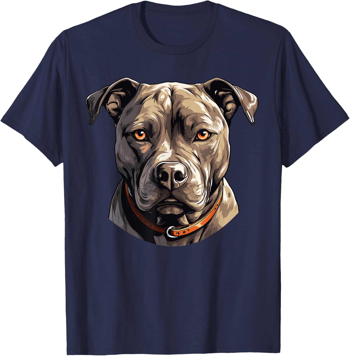 American Pitbull Dog American Pitbull Women Girls Kids T-Shirt - T-Shirt | Navy