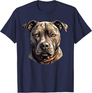American Pitbull Dog American Pitbull Women Girls Kids T-Shirt - T-Shirt | Navy