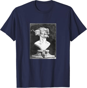 Gustave Doré Baron Von Munchausen "The Baron” Retro Art T-Shirt - T-Shirt | Navy