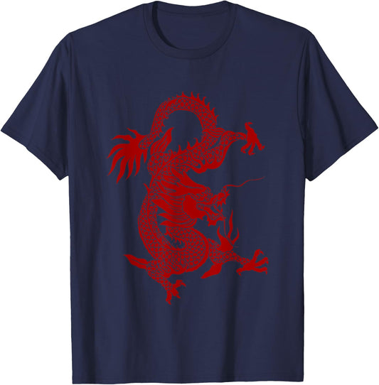 Japanese Dragon tattoo T-Shirt - T-Shirt | Navy