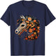 Dia De Los Muertos Day Of The Dead Halloween Horse T-Shirt - T-Shirt | Navy