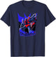 Transformers Starscream Graffiti Painted Wall Portrait T-Shirt - T-Shirt | Navy