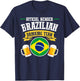 Official Member Brazilian Drinking Team Beers Drink Party T-Shirt - T-Shirt | Navy