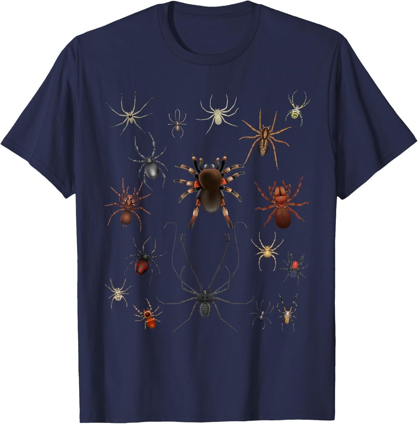 Cool Spider Women Tarantula Arachnid Spiders Animal T-Shirt - T-Shirt | Navy