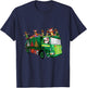 Santa Squad Christmas Rubbish Trash Truck Pajamas Toddlers T-Shirt - T-Shirt | Navy