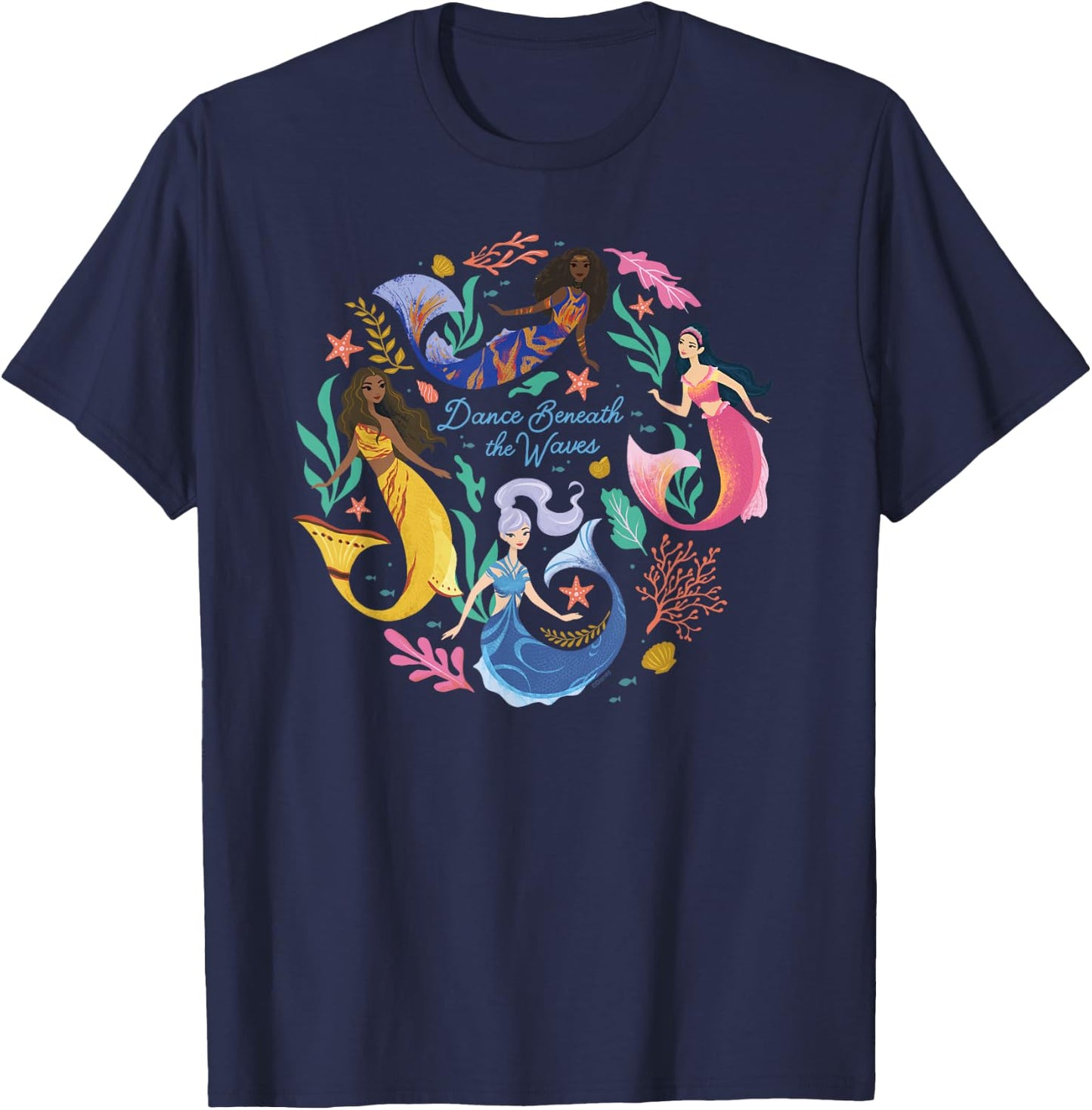 Disney The Little Mermaid Dance Beneath the Waves T-Shirt - T-Shirt | Navy