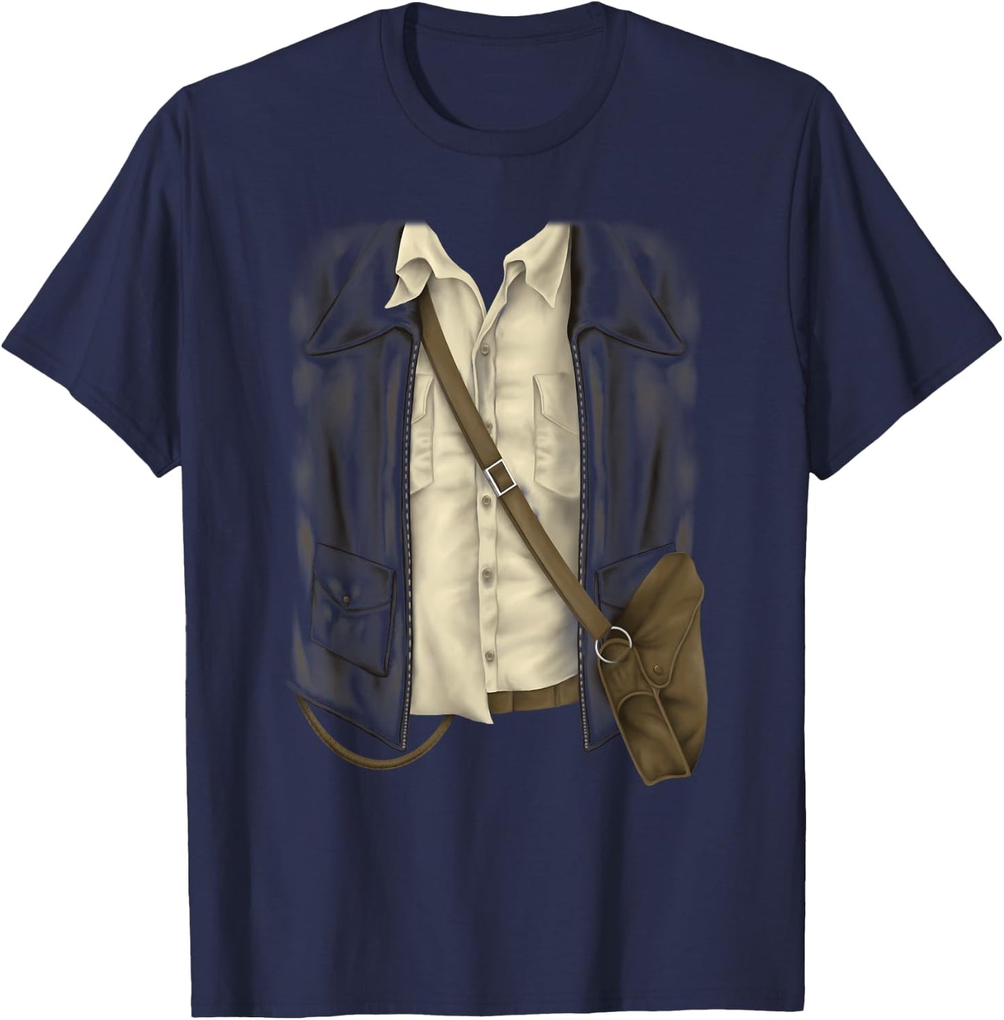 Indiana Jones Raiders of The Lost Ark Halloween Costume T-Shirt - T-Shirt | Navy