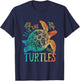 Tie Dye Sea Turtle, save the turtles, women & men and kids T-Shirt - T-Shirt | Navy