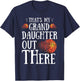 That's My Granddaughter Out There basketball Grandma Grandpa T-Shirt - T-Shirt | Navy