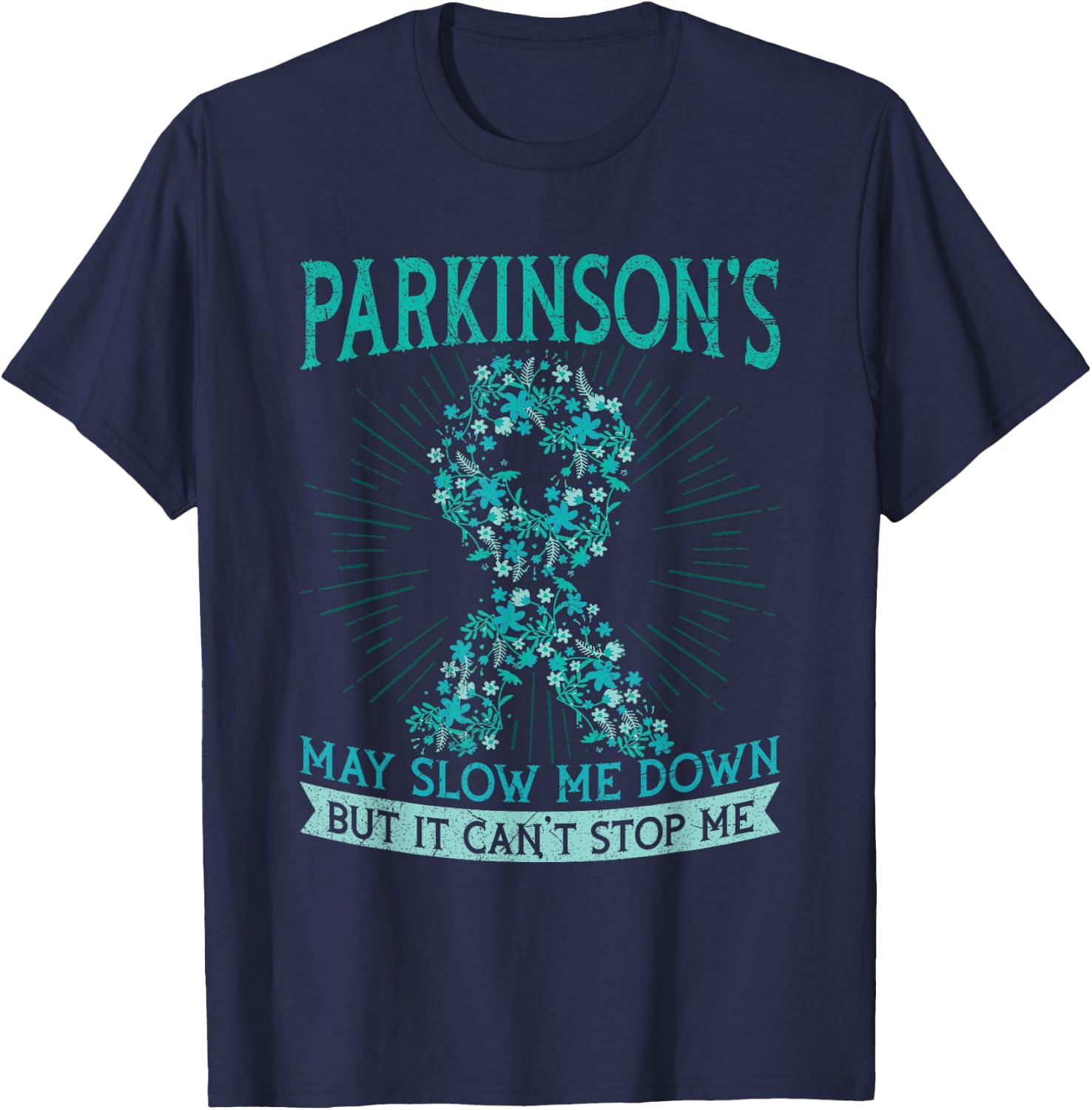 Parkinson's Design for a Guy with parkinson's disease T-Shirt - T-Shirt | Navy