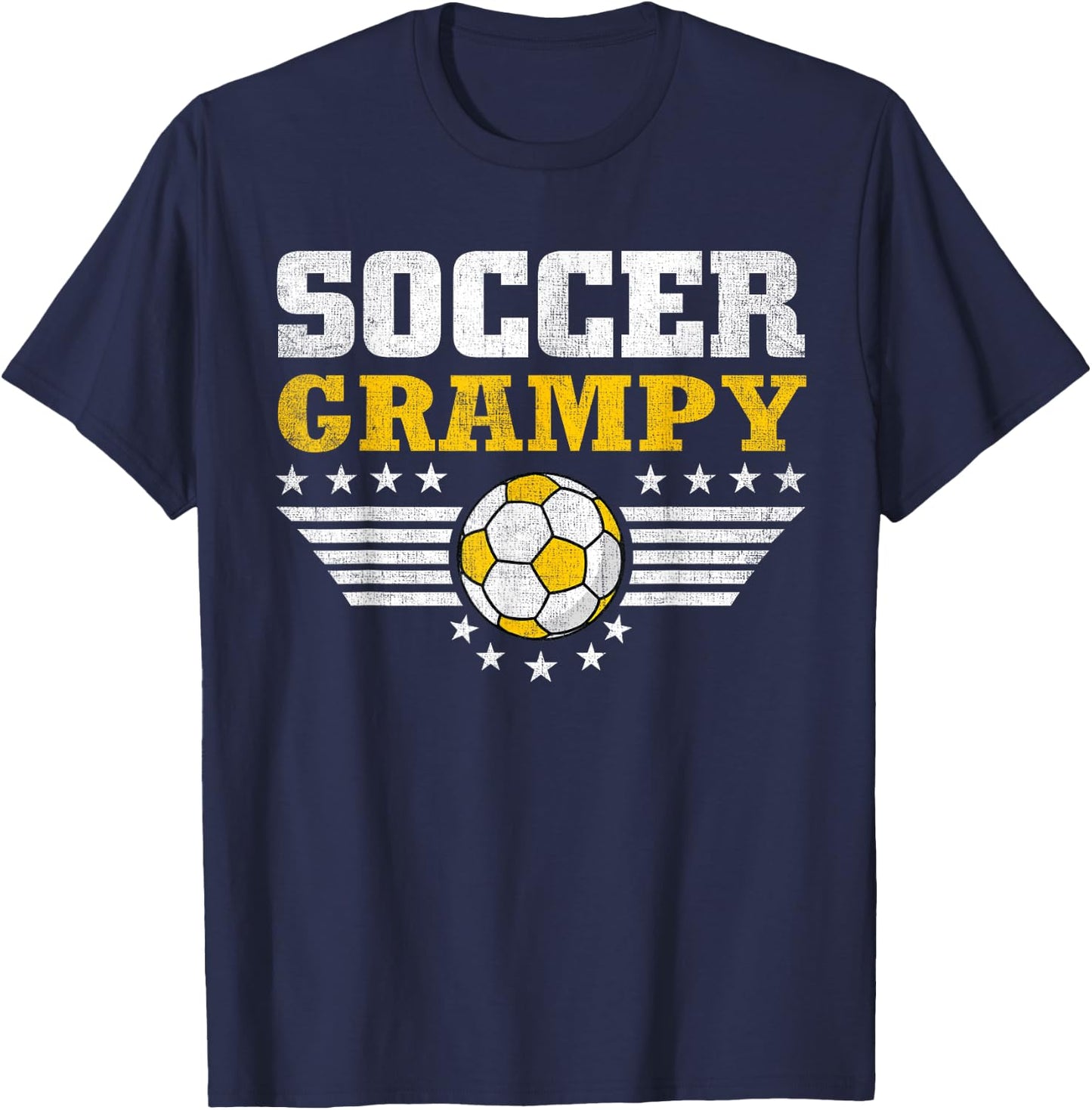 Soccer Grampy - Soccer Player Funny Grandfather Soccer T-Shirt - T-Shirt | Navy