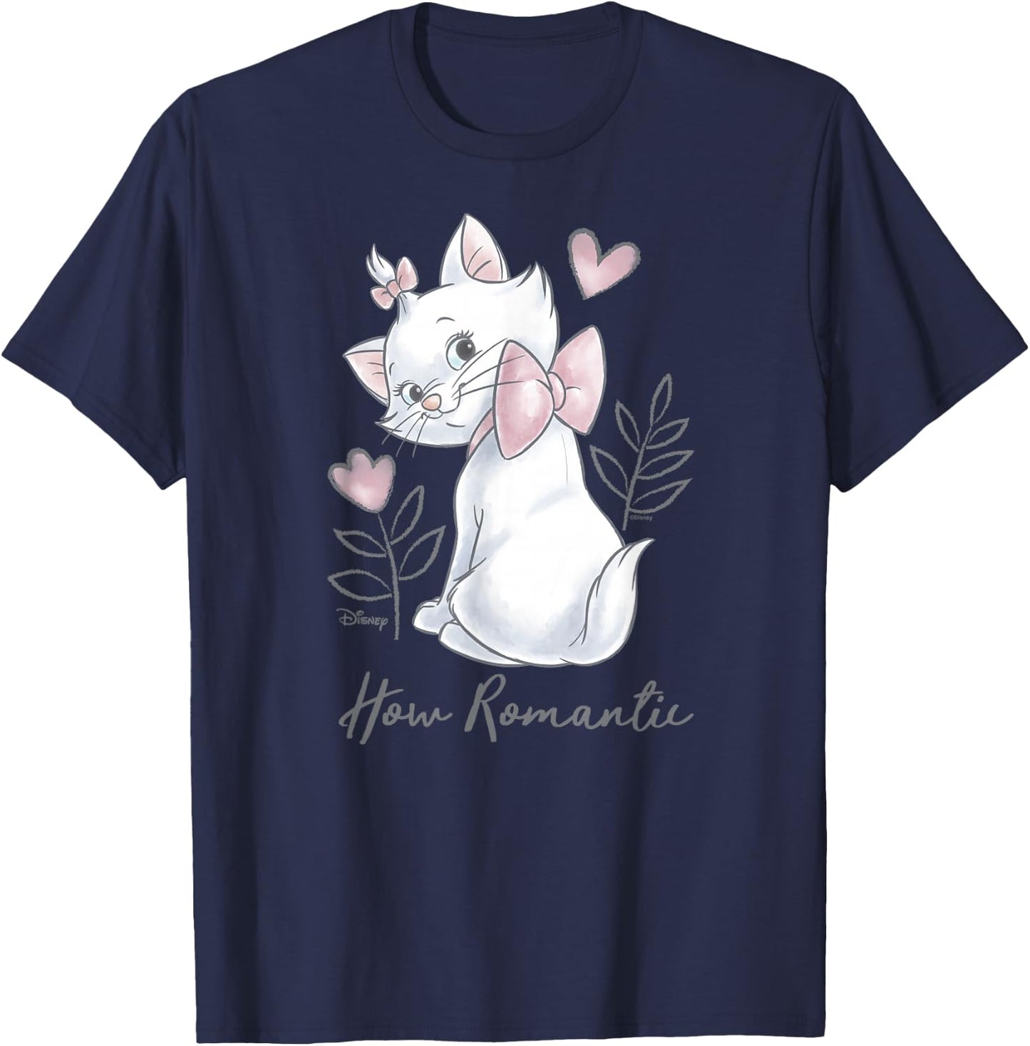 The Aristocats - How Romantic Marie T-Shirt - T-Shirt | Navy