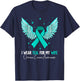 I Wear Teal For My Wife Ovarian Cancer Awareness T-Shirt - T-Shirt | Navy