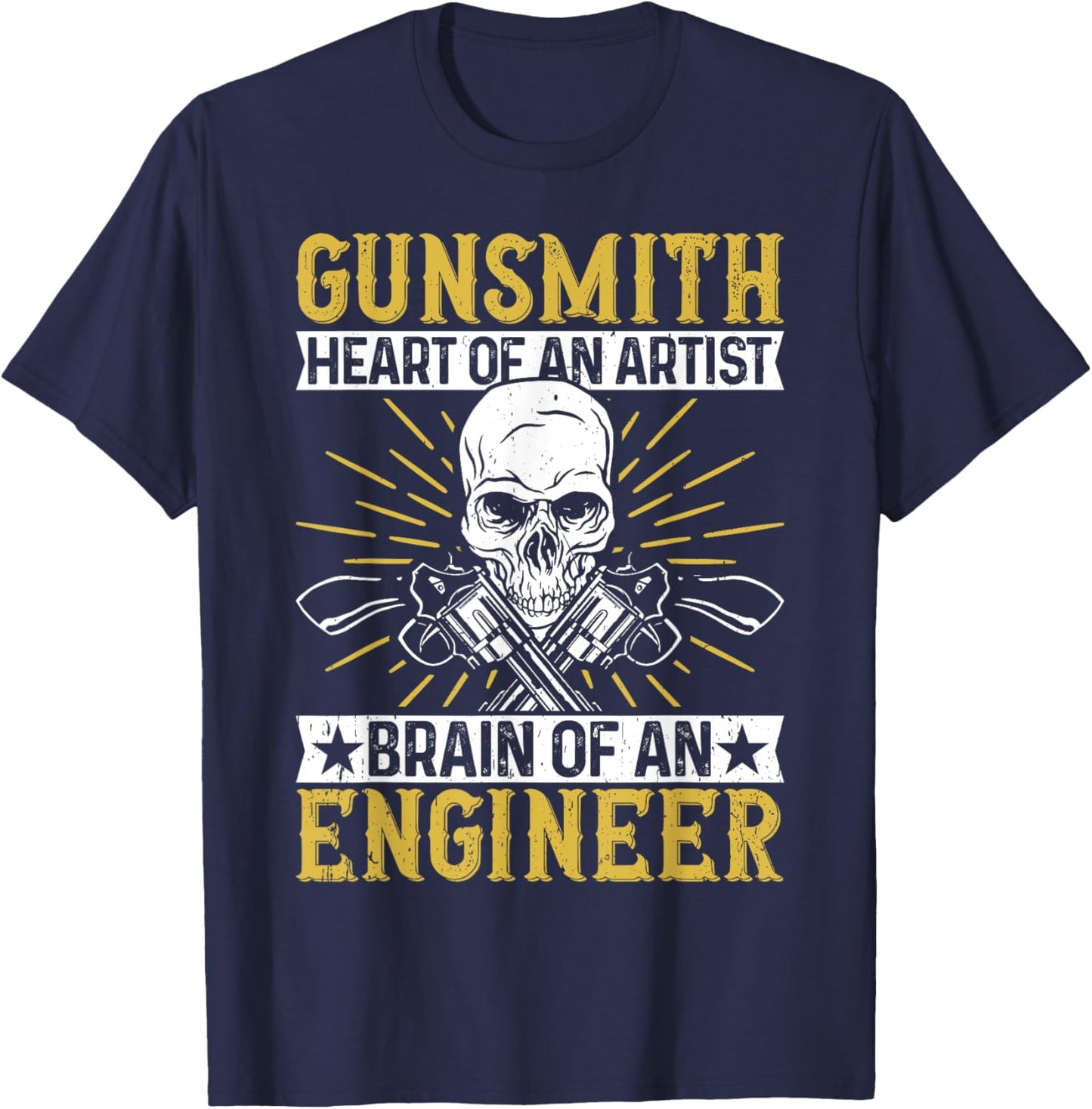 Funny Gunsmithing Firearms & Guns Lover Gunsmith T-Shirt - T-Shirt | Navy