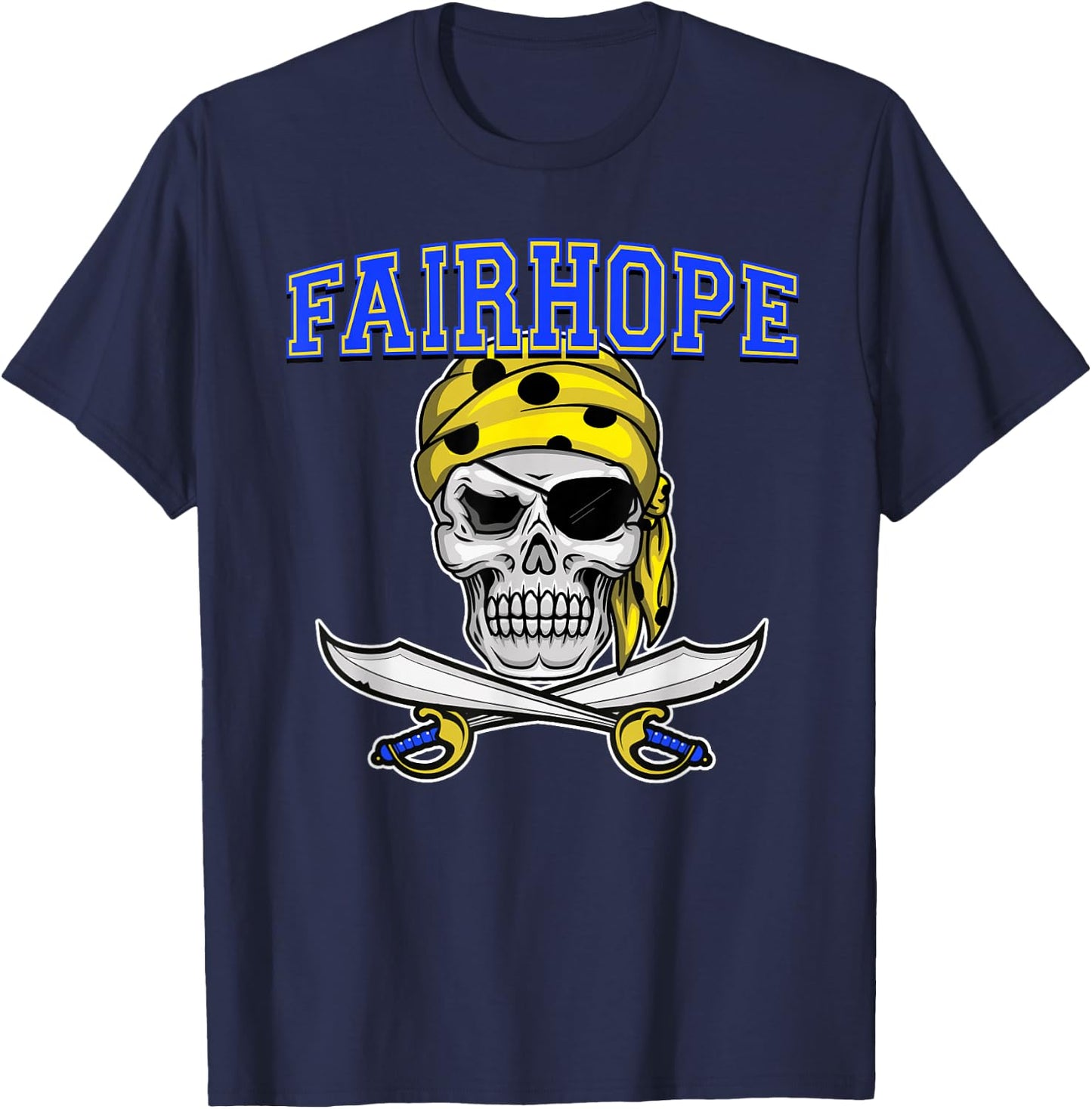 Fairhope Pirates Team Spirit T-Shirt - T-Shirt | Navy