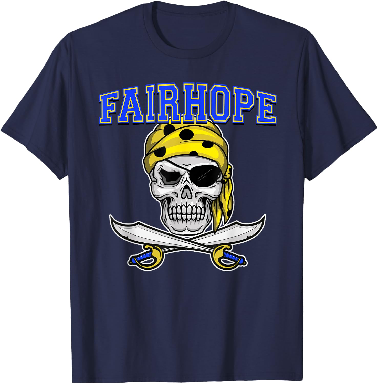 Fairhope Pirates Team Spirit T-Shirt - T-Shirt | Navy