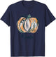 Mimi Watercolor Pumpkin Fall Thanksgiving Halloween 2022 T-Shirt - T-Shirt | Navy
