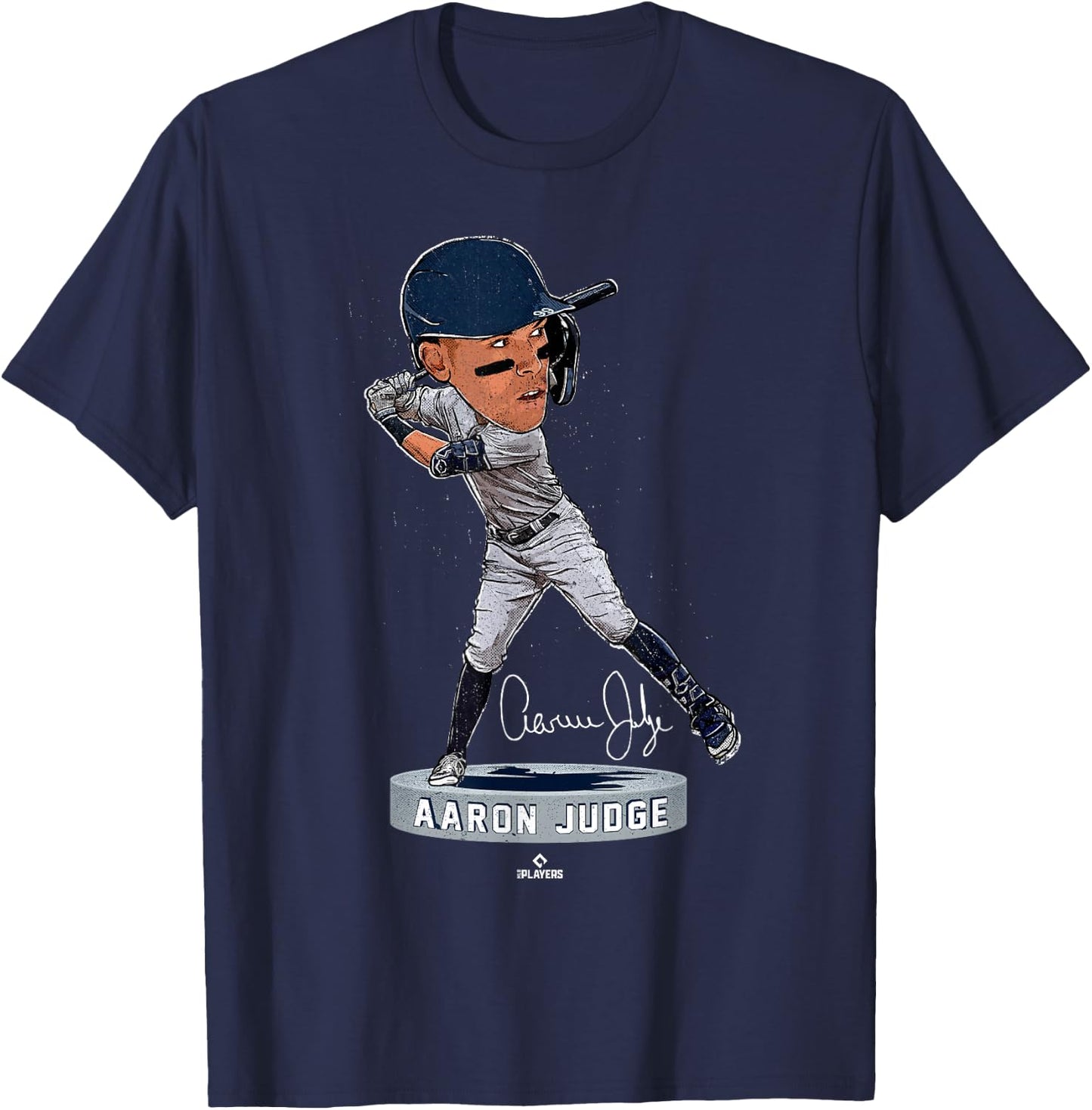 Bobblehead Aaron Judge New York MLBPA T-Shirt - T-Shirt | Navy