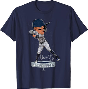 Bobblehead Aaron Judge New York MLBPA T-Shirt - T-Shirt | Navy