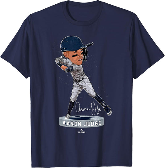 Bobblehead Aaron Judge New York MLBPA T-Shirt - T-Shirt | Navy