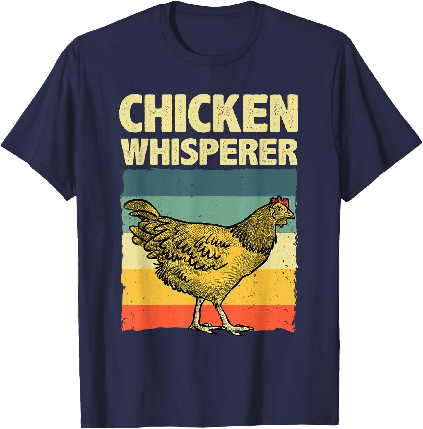Cute Chicken Whisperer Women Chicken Farmer Lover T-Shirt - T-Shirt | Navy