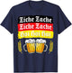 Ziche Zache Oktoberfest Germany Flag Prost German T-Shirt - T-Shirt | Navy