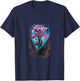 Marvel X-Men Psylocke Wielding Sword Vintage Poster T-Shirt - T-Shirt | Navy