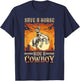 Save A Horse Ride A Cowboy Western Rodeo Horseback Riding T-Shirt - T-Shirt | Navy