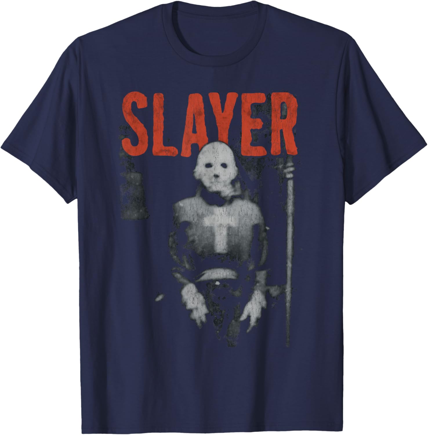 Slayer – Diabolus Red T-Shirt - T-Shirt | Navy