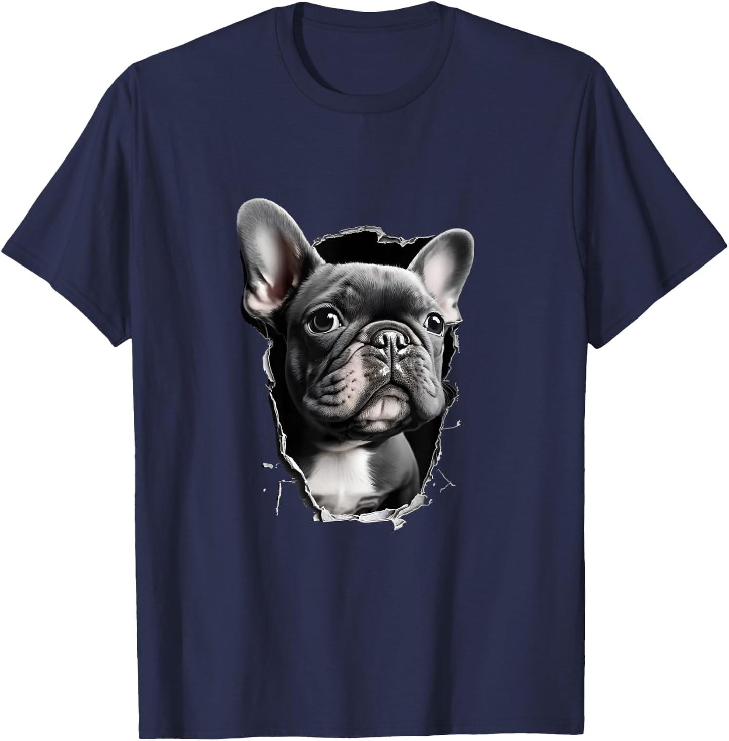French Bulldog Kids Clothes Frenchie Dad Mom T-Shirt - T-Shirt | Navy