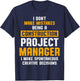 Construction Project Manager Supervisor T-Shirt - T-Shirt | Navy