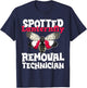 Spotted Lanternfly Trap and Insect Spray Design Lantern Fly T-Shirt - T-Shirt | Navy