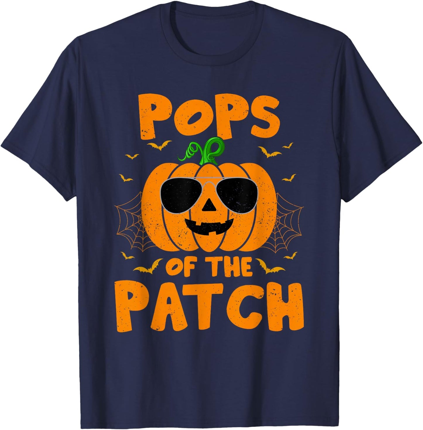 Pumpkin Pops Of The Patch Family Group Costume Halloween T-Shirt - T-Shirt | Navy