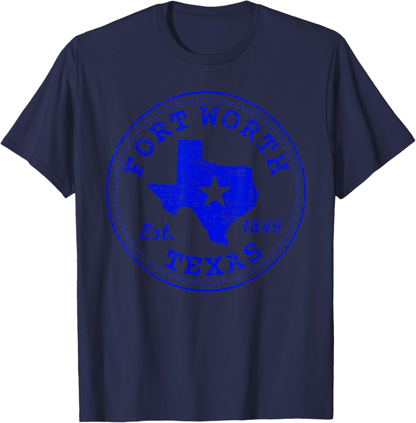 Fort Worth Texas T-Shirt - T-Shirt | Navy
