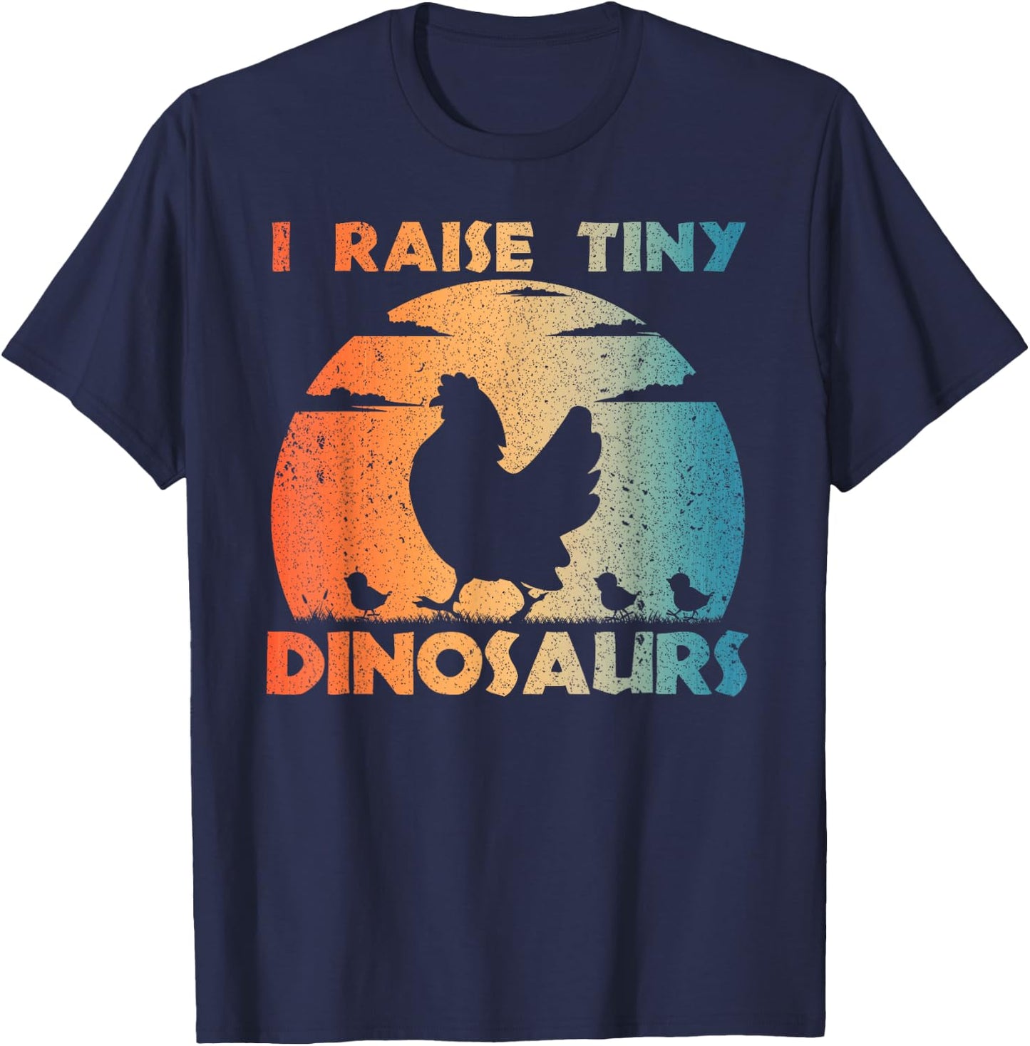 Cool Chicken Design Women Farm Lover Chicken Farmer T-Shirt - T-Shirt | Navy