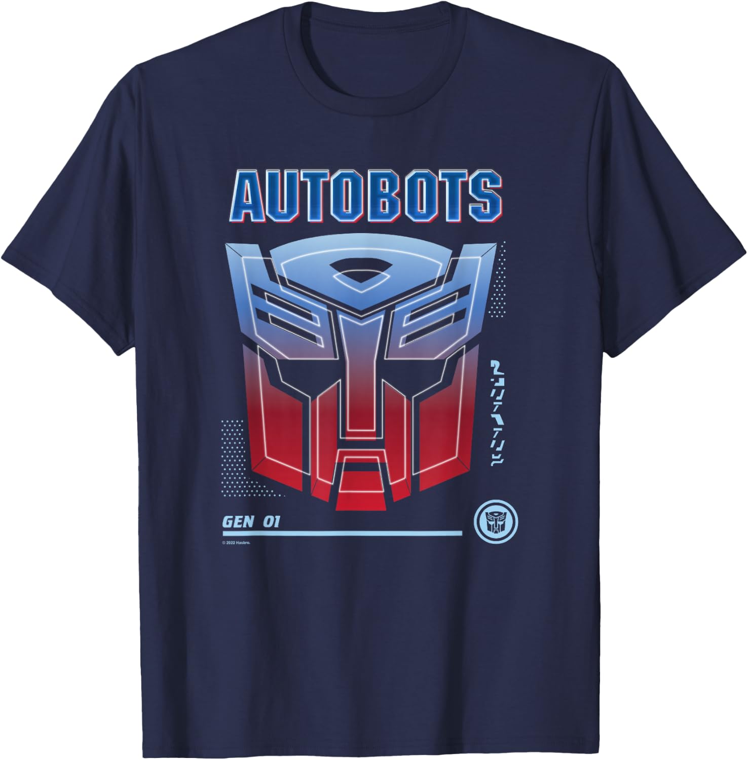 Transformers Generations Autobot Gen 01 Logo T-Shirt - T-Shirt | Navy