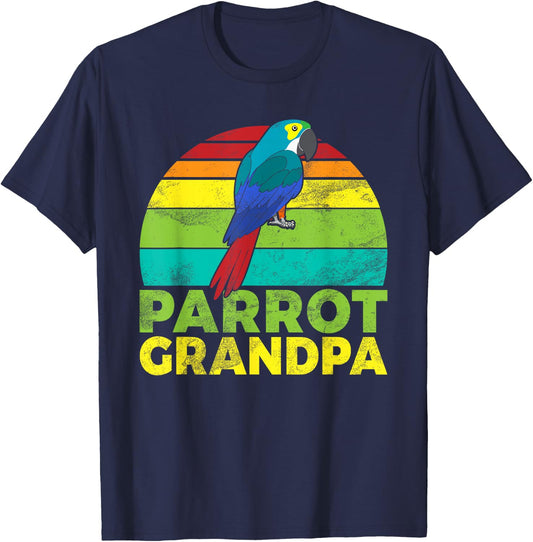 Parrot Grandpa T-Shirt - T-Shirt | Navy