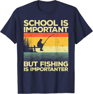 Cool Fishing Women Bass Fishing Fisherman Fish Trout Small T-Shirt - T-Shirt | Navy