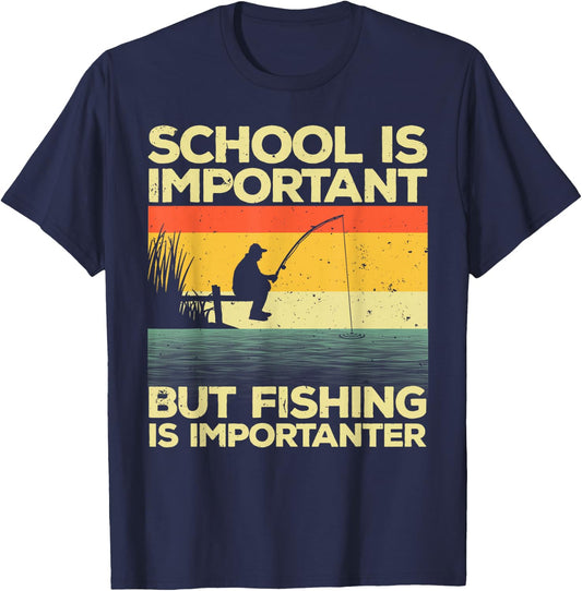 Cool Fishing Women Bass Fishing Fisherman Fish Trout Small T-Shirt - T-Shirt | Navy