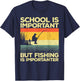 Cool Fishing Women Bass Fishing Fisherman Fish Trout Small T-Shirt - T-Shirt | Navy